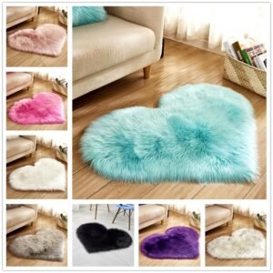 Plush Heart Shaped Carpet Non-Slip Mat Fluffy Rug Floor Mat Blanket Sofa Cushion Foot Pad Carpets For Living Room Home Decor 477c697c fd2a 440b a0bd 18e57ad8c70f.jpg